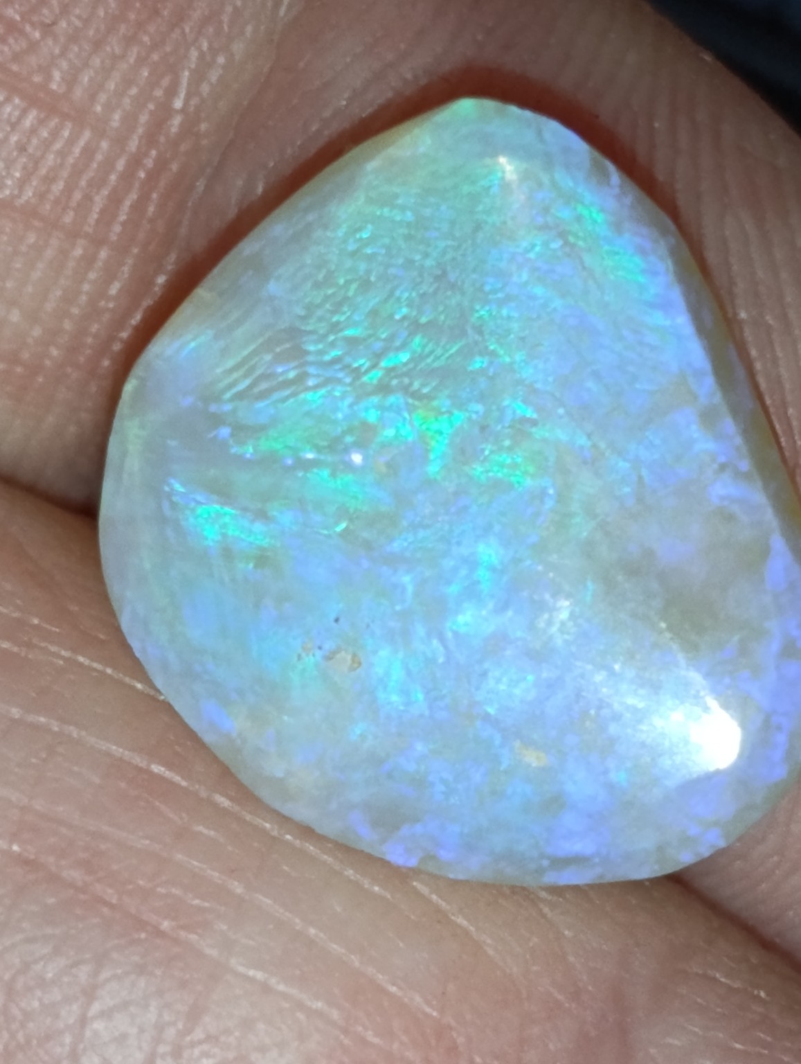 Nearly finished opal rub